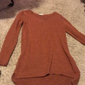Burnt orange sweater